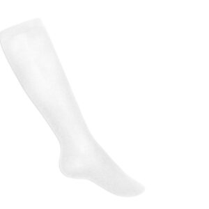 White Cotton or Opaque Knee-Hi Socks