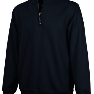 PHA Navy 1/4 Zip Fold Down Collar Sweatshirt