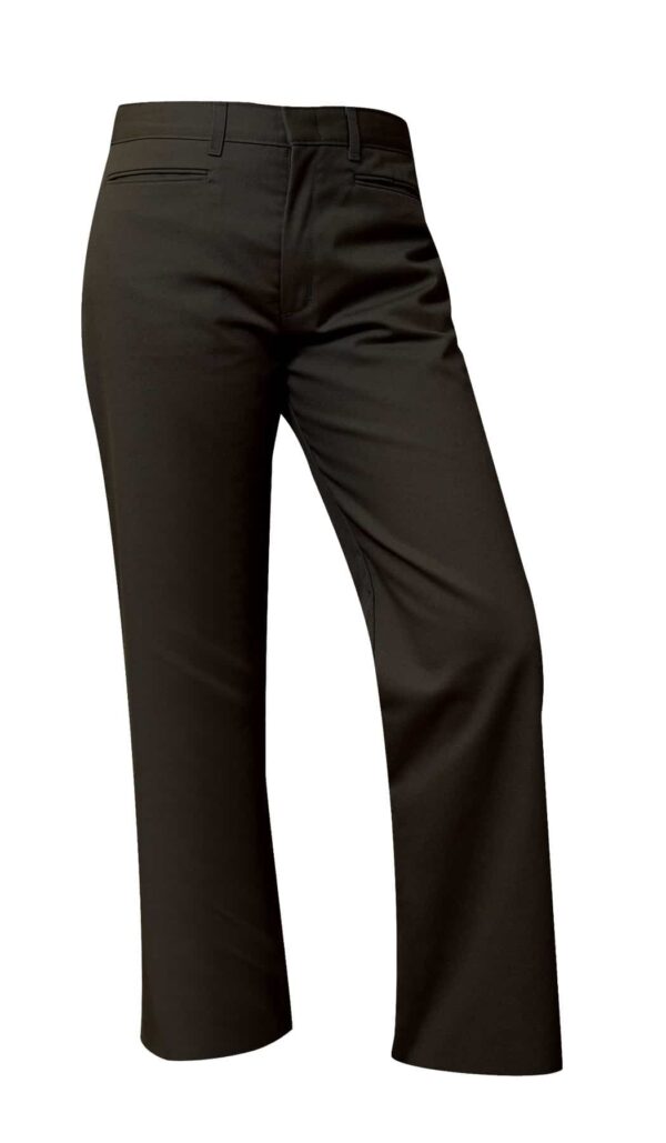 PCSS Black Girls Mid-Rise, Flat Front Slacks