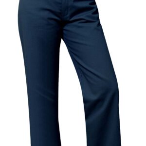 SJPA Navy Mid Rise, Flat Front, Girls Slacks