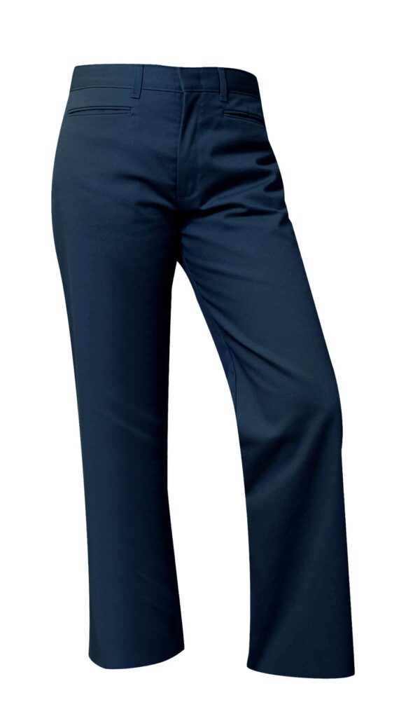 SJPA Navy Mid Rise, Flat Front, Girls Slacks