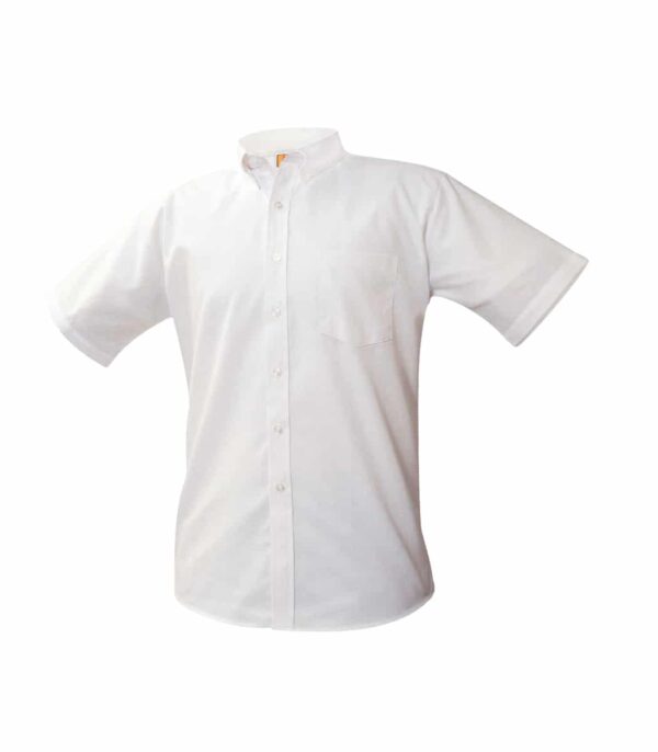 White Oxford Shirt Short Sleeve