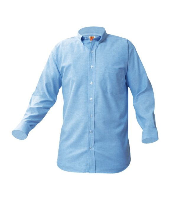 Blue Oxford Shirt Long Sleeve