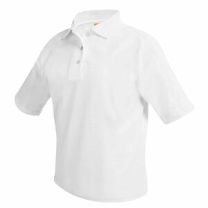 St. Theresa White Polo Shirt w/School Logo