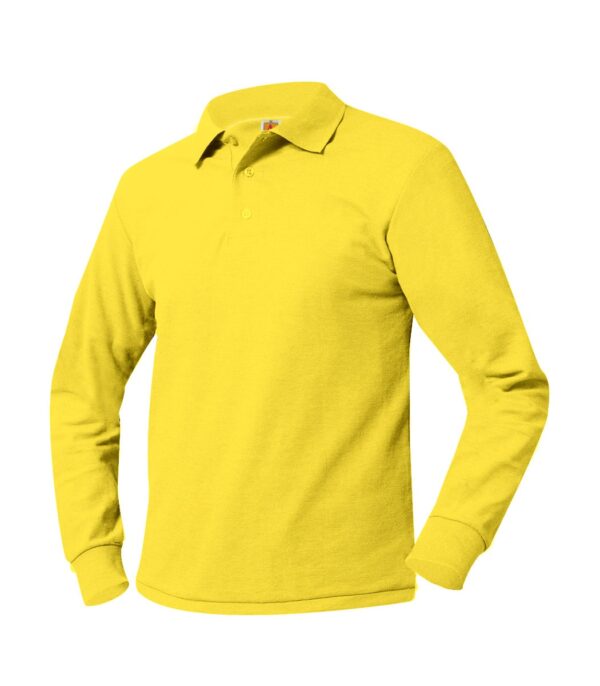 Cheverus Yellow Polo Shirt Long Sleeve
