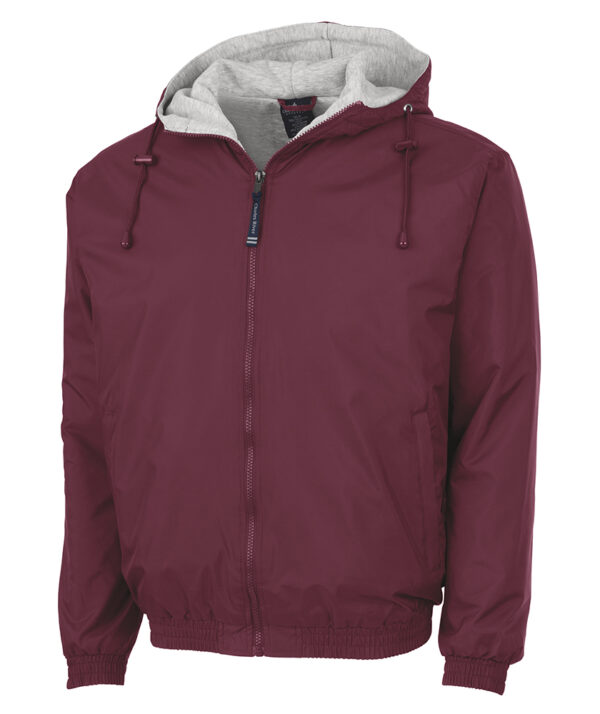 SJS Maroon Nylon Jacket