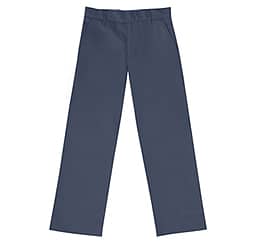 Boys Navy "Classroom" Flat Front Pants