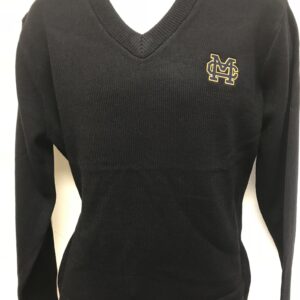 MC Navy V-Neck Pullover Sweater
