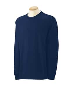 EBCC Navy T-Shirt Long Sleeve w/School Logo