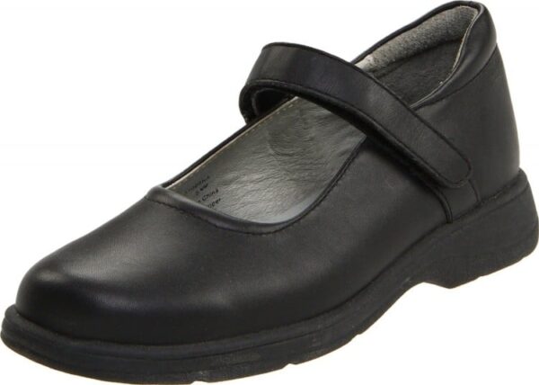 School Issue: Girls Black Prodigy Uniform Shoe