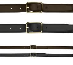 Navy & Black Reversible Leather Belt