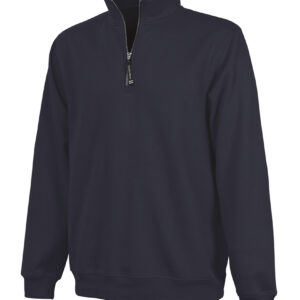 SJSM Medford Navy 1/4 Zip Fold Down Collar Sweatshirt