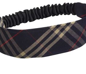 Plaid Headband w/Elastic