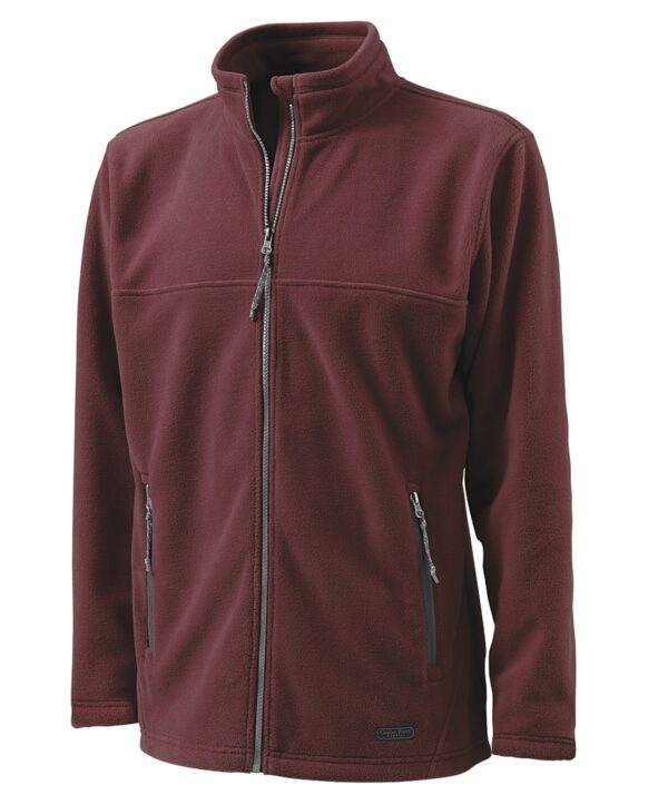 SJS Maroon Full Zip Fleece Jacket