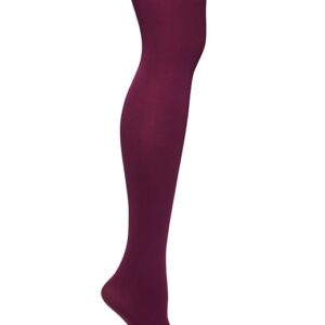 Maroon Cotton Knee Hi